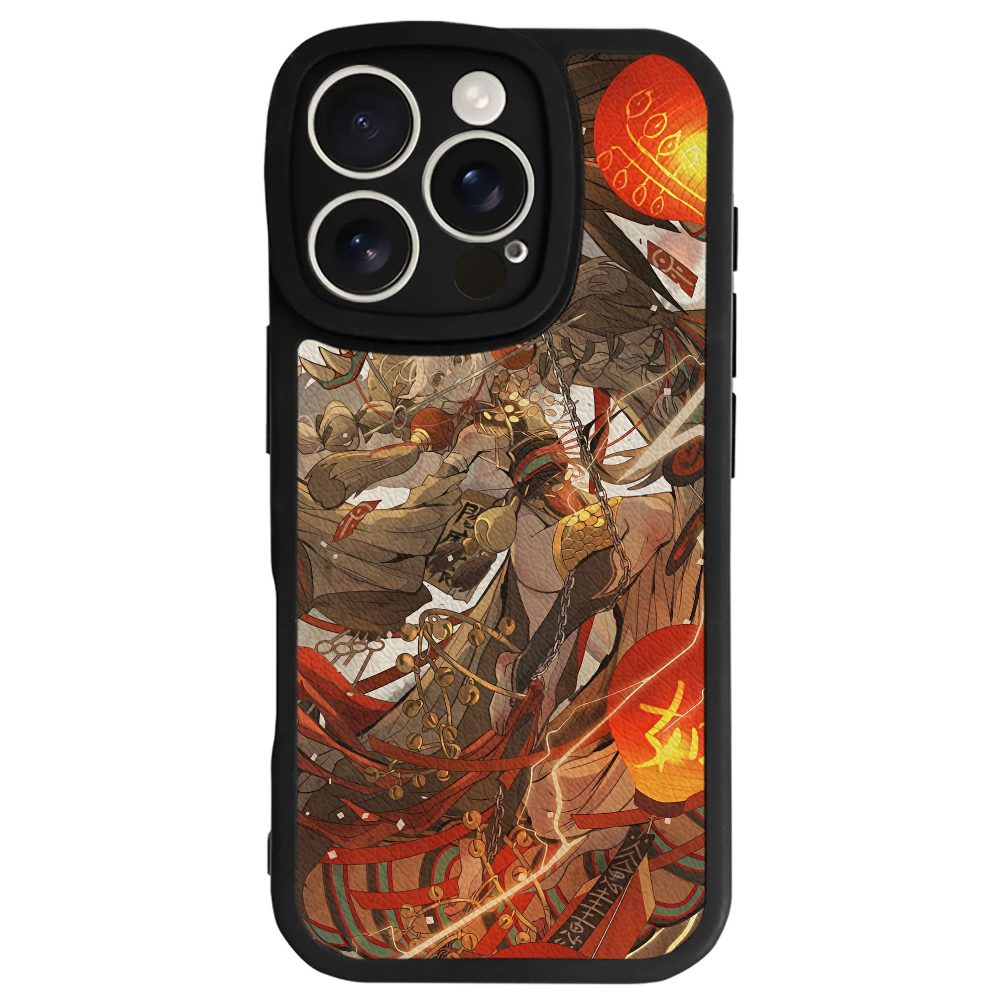 （画像用） 刀剣乱舞 Touken Ranbu 【iPhone 16シリーズ対応】シリコンスマホケース（レザー調） 材質：シリコン